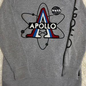 Boys Gray Apollo Nasa Crewneck